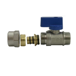 zawór kulowy mini 1/2x16 NIEBIESKI