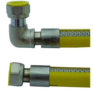 wąż przyłącz. do gazu z kolankiem - L1250