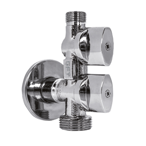 zawór kąt. kulowy Hyper COMBI 1/2x3/4x3/8